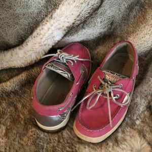 Pink Sperry fits women size 6-6.5